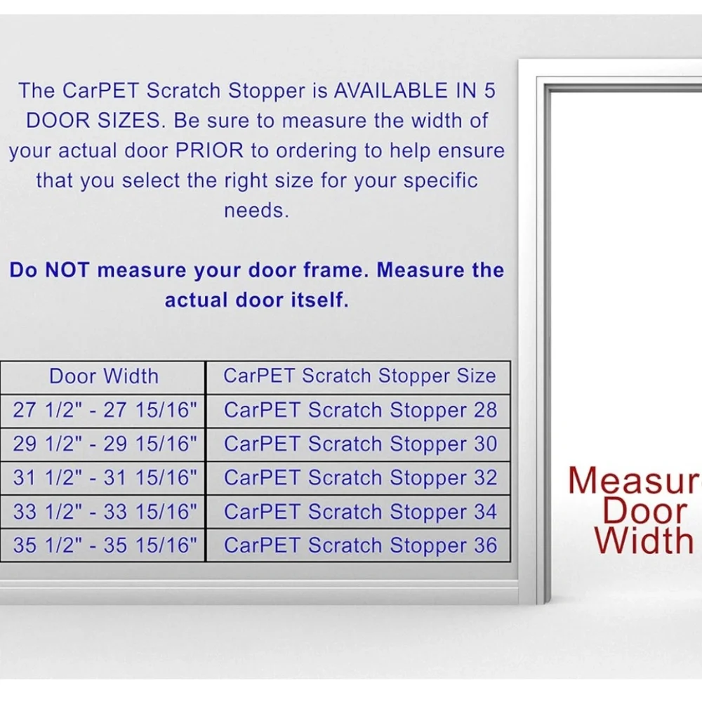 KittySmart Carpet Scratch Stopper - Stop Cats from Scratching Carpet at Doorway